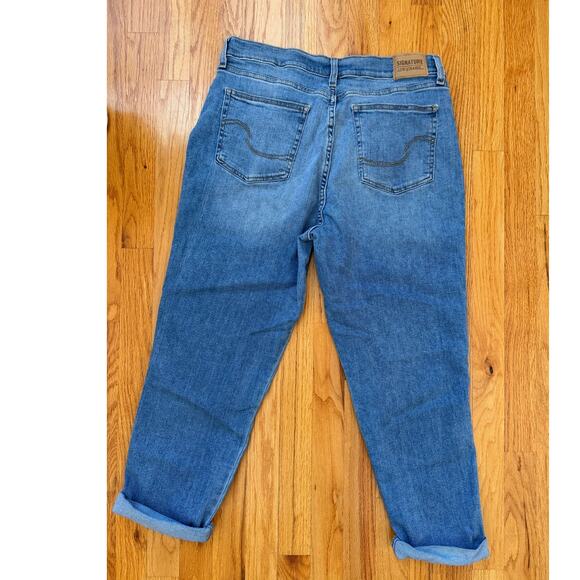 Levi Stauss Signature Heritage Boyfriend Distressed denim Jeans size 10 - Picture 7 of 12
